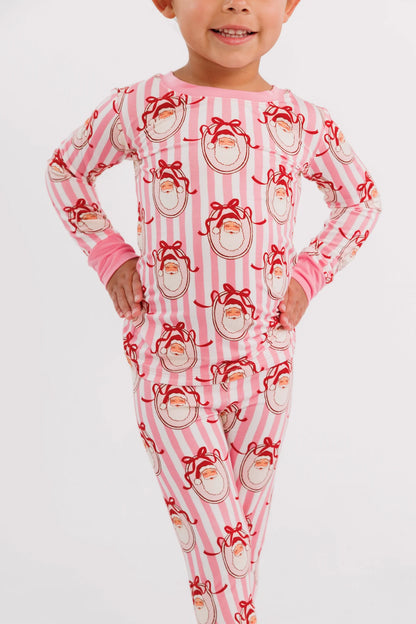 Pink Santa Claus Lane Two Piece Set