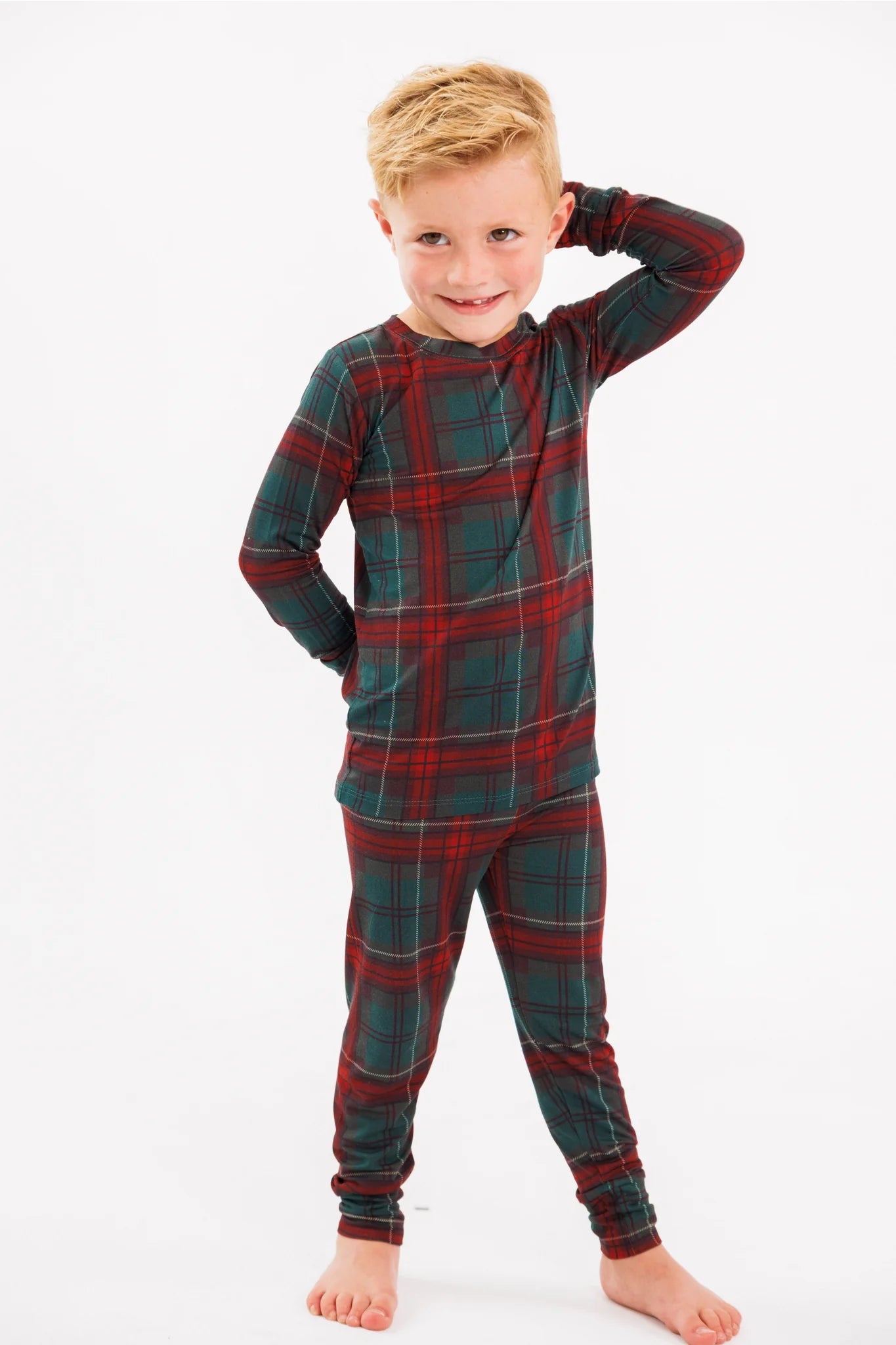 Holiday Heritage Plaid Two Piece Set