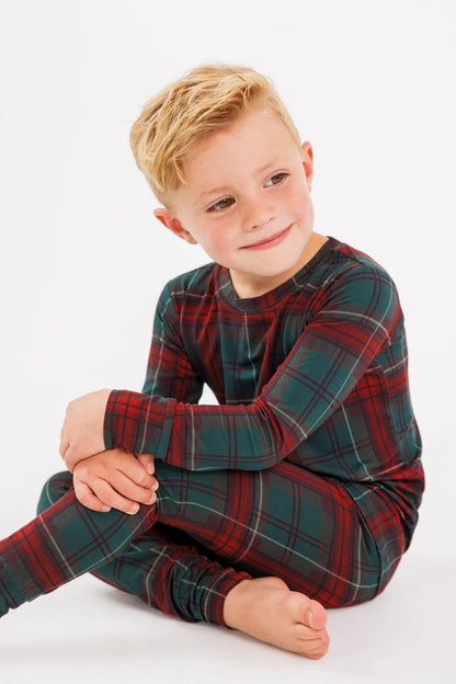 Holiday Heritage Plaid Two Piece Set