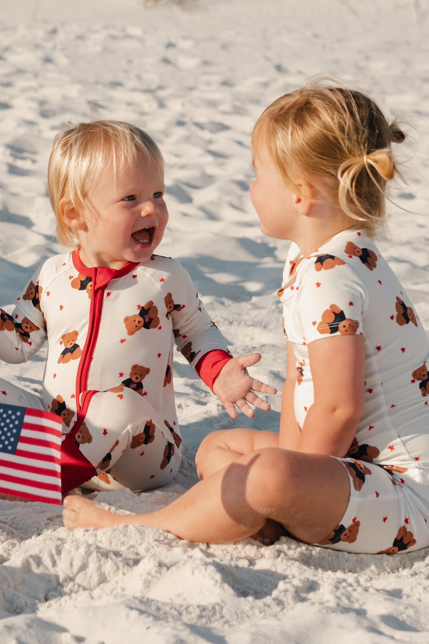 Star Spangled Teddy Two Piece Set