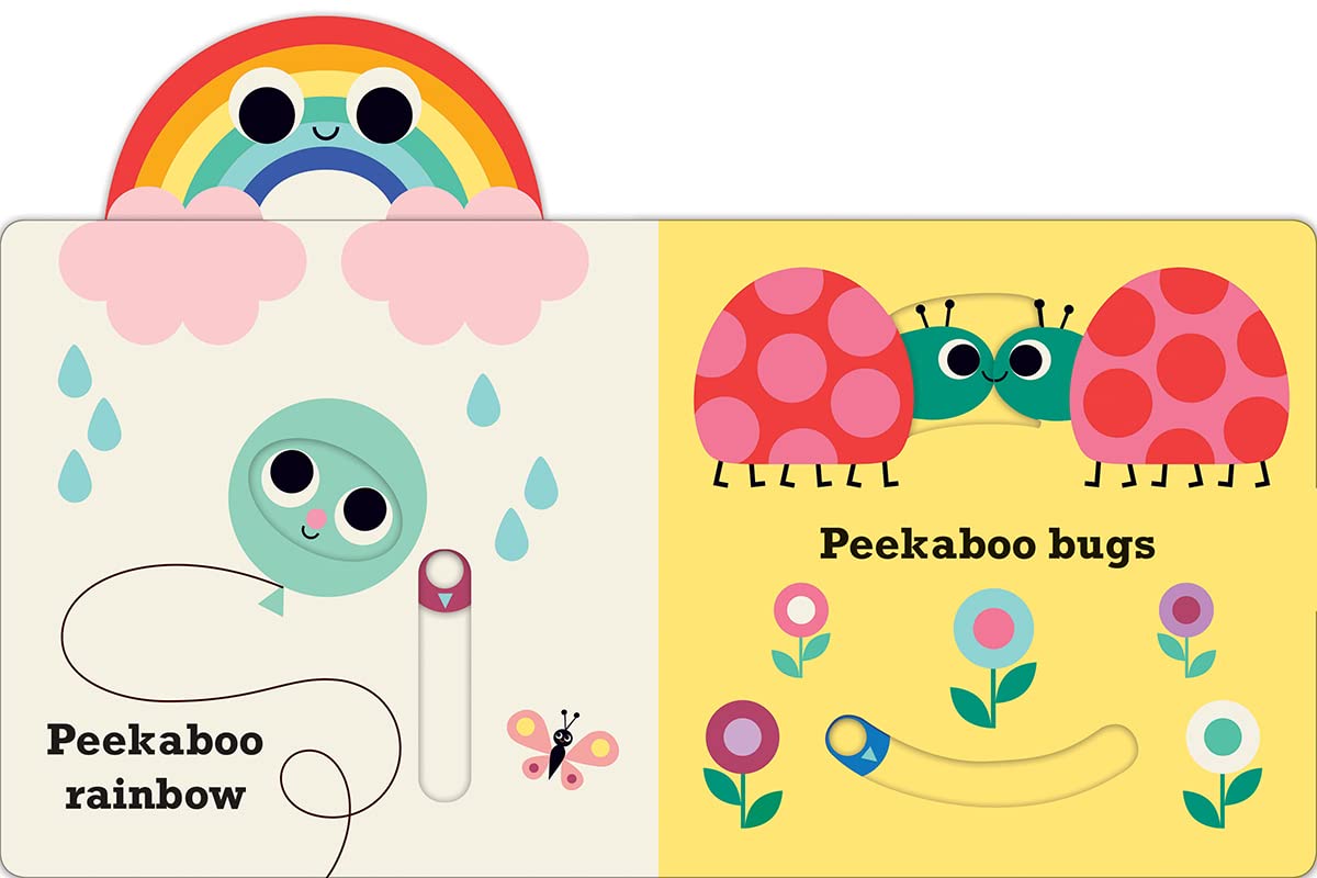Peekaboo: Love - An Interactive Board Book for Babies & Toddlers with Mirror & Sliders to Push, Pull, or Turn