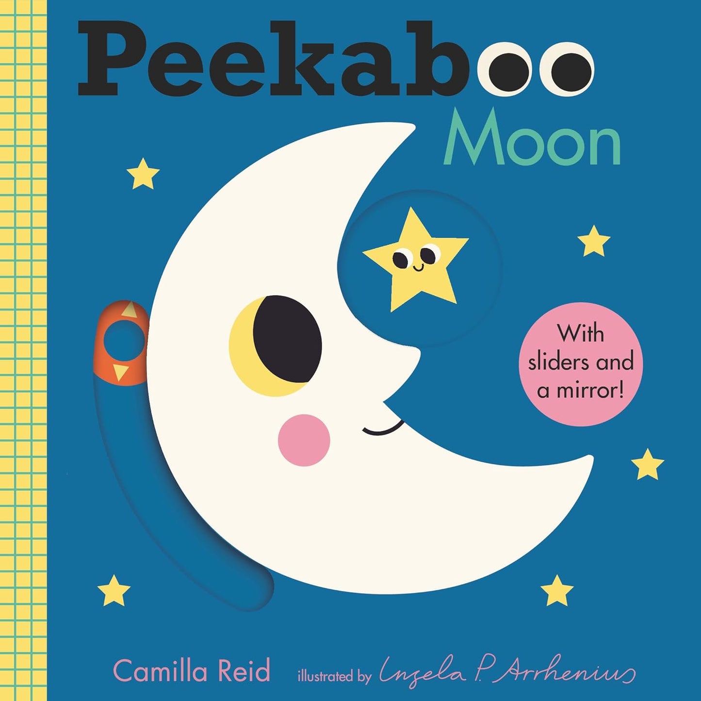 Peekaboo: Moon - An Interactive Board Book for Babies & Toddlers with Mirror & Sliders to Push, Pull, or Turn