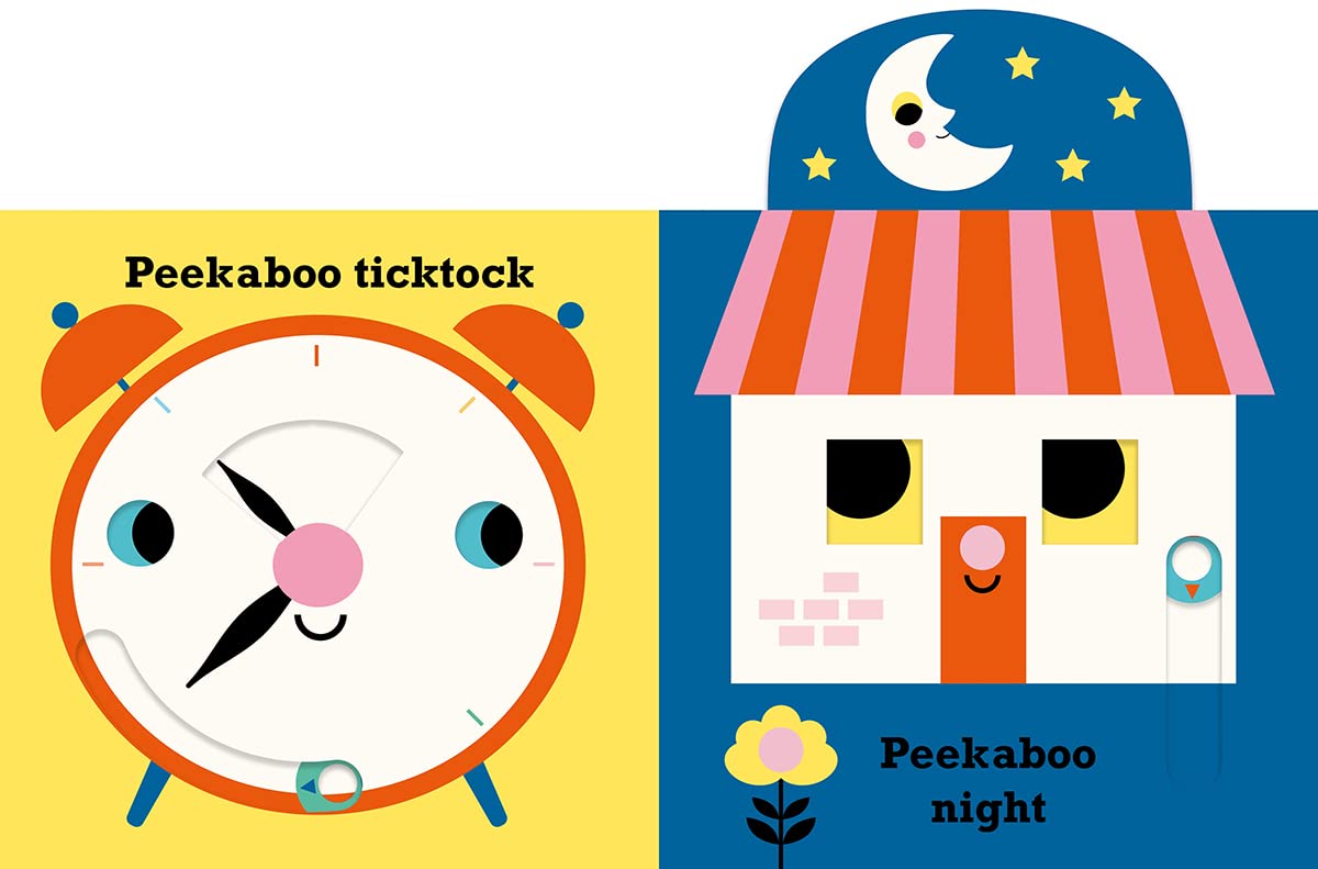 Peekaboo: Moon - An Interactive Board Book for Babies & Toddlers with Mirror & Sliders to Push, Pull, or Turn