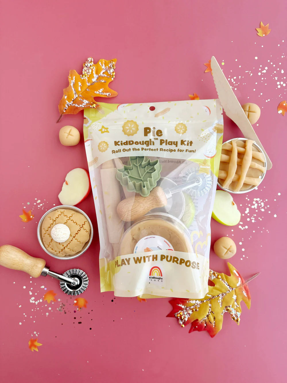 Apple Pie KidDough Sensory Play Kit