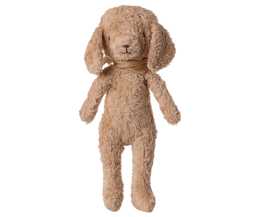 PREORDER - Poodle dog, Vintage plush - Dusty powder (Available Early August)