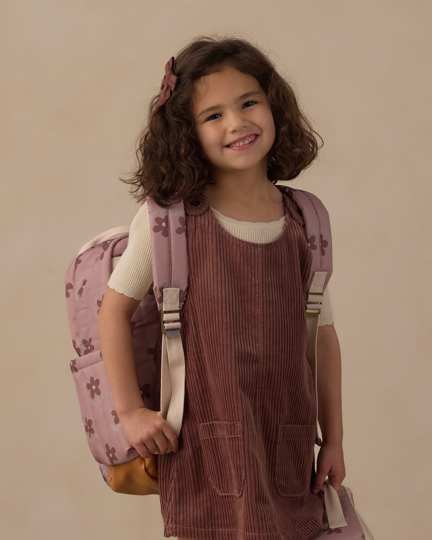 Odette Overall Dress Mulberry - view 3