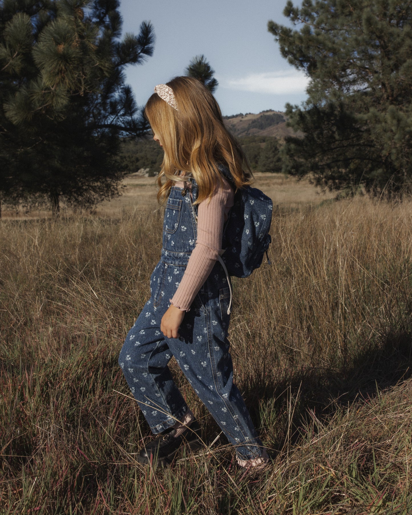 Utility Overall Heart Ditsy