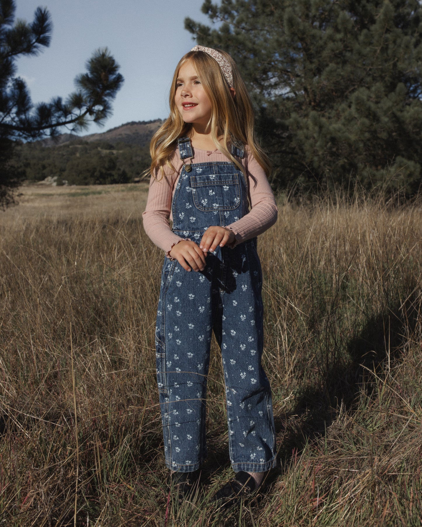 Utility Overall Heart Ditsy