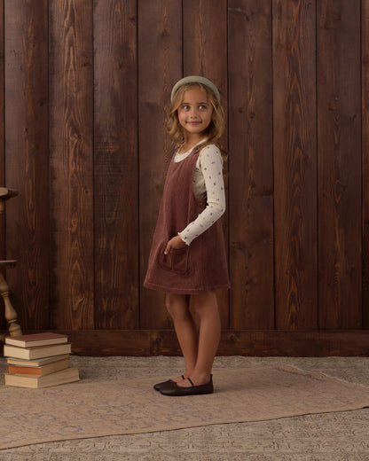 Odette Overall Dress Mulberry - view 7