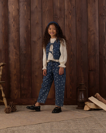 Barrel Pant Heart Ditsy