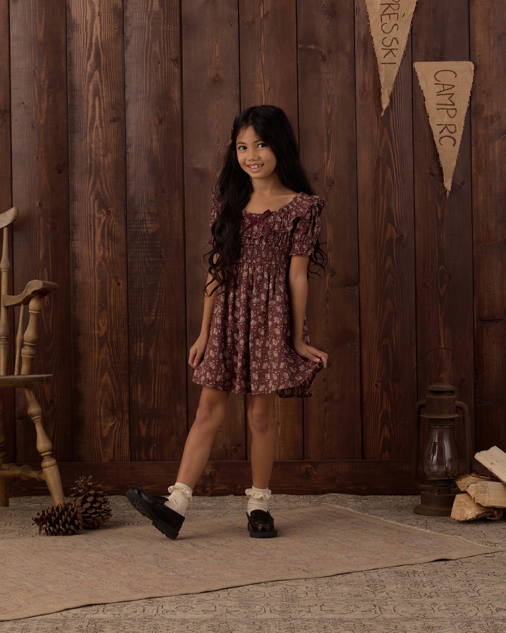 Dillon Dress Iris Mullberry