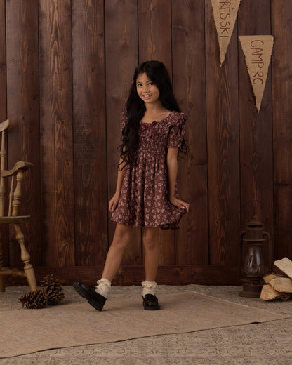 Dillon Dress Iris Mullberry