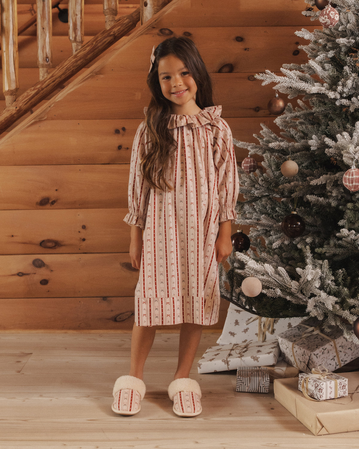 Girl's Nightgown Candy Cane Lane