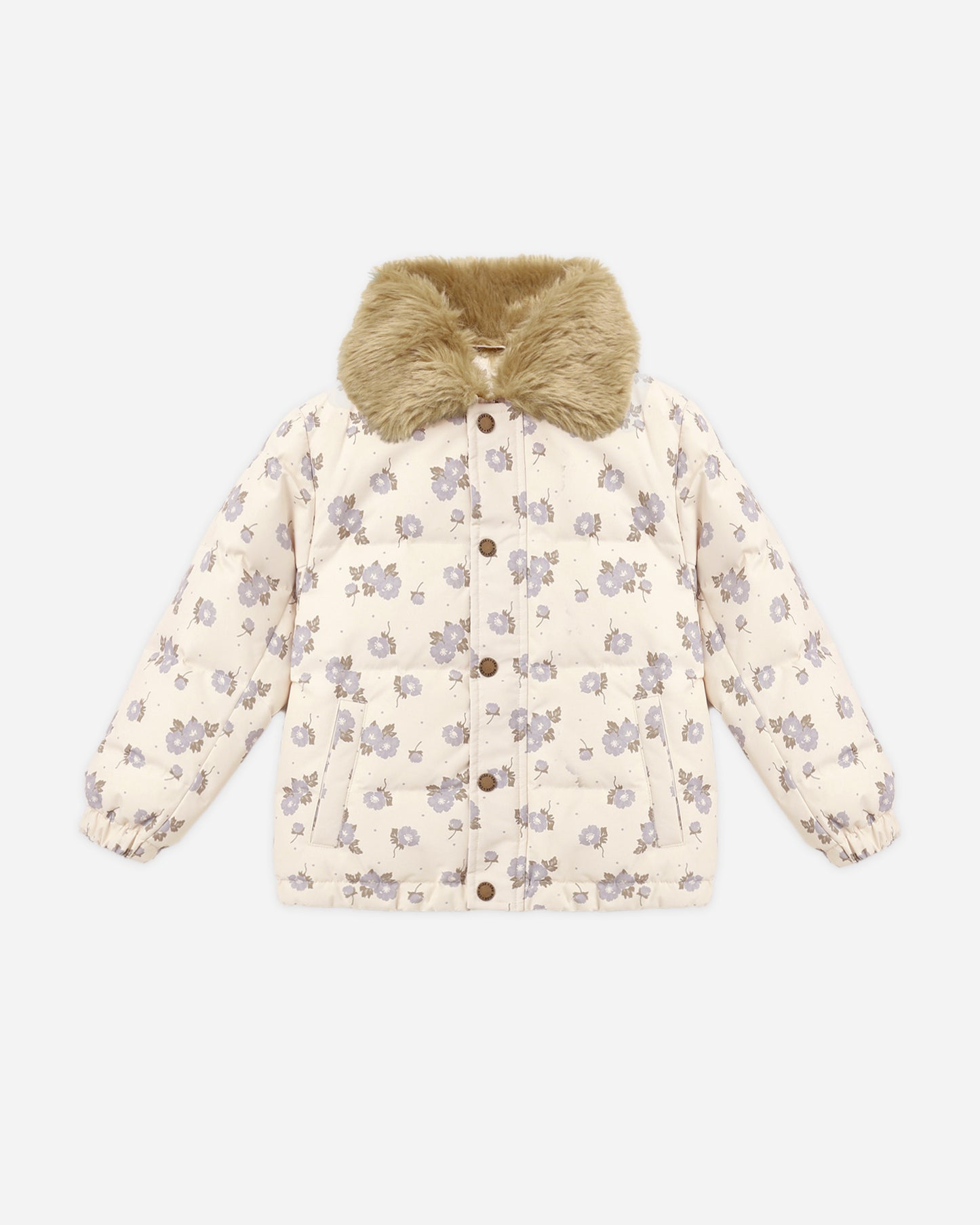 Rylee + Cru Idyllwild Jacket in blue floral print