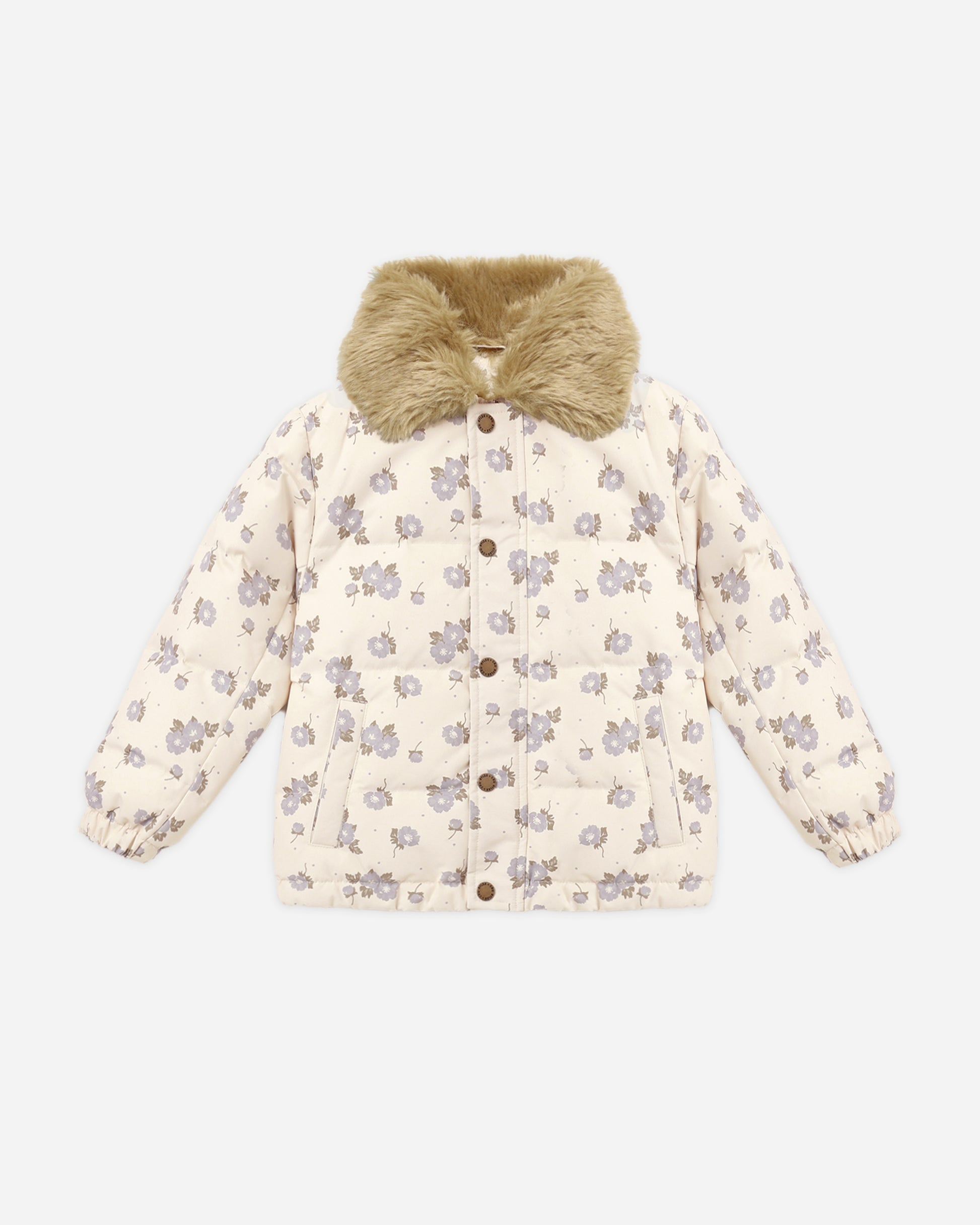 Rylee + Cru Idyllwild Jacket in blue floral print