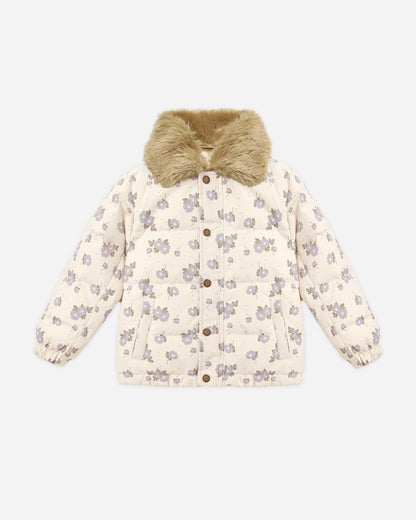 Rylee + Cru Idyllwild Jacket in blue floral print