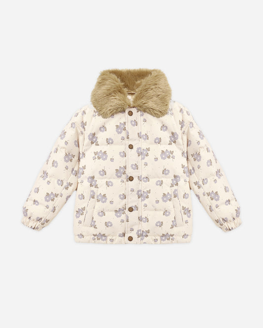 Rylee + Cru Idyllwild Jacket in blue floral print
