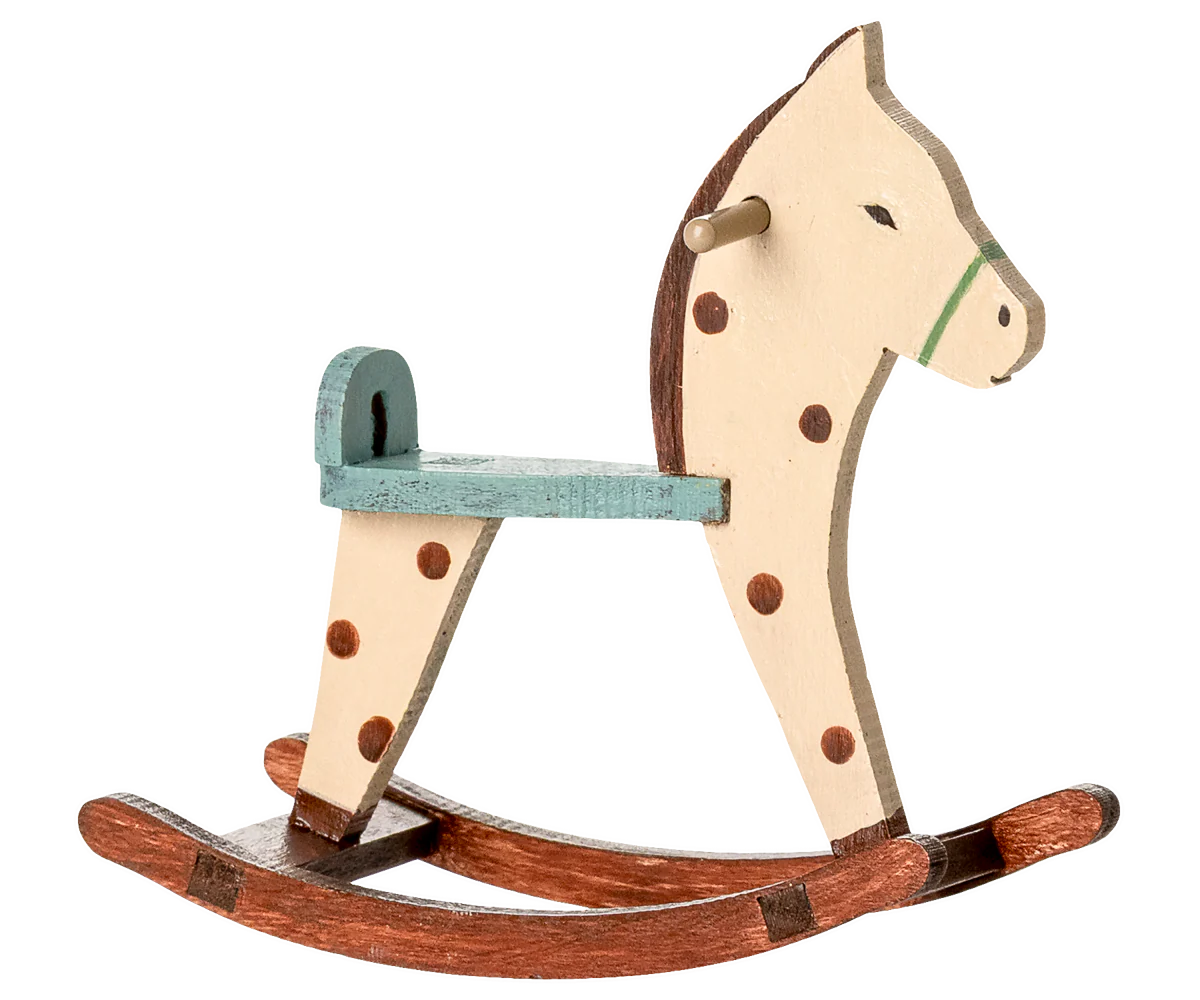 PREORDER - Rocking horse, Mouse - Spotted (Available Early September)