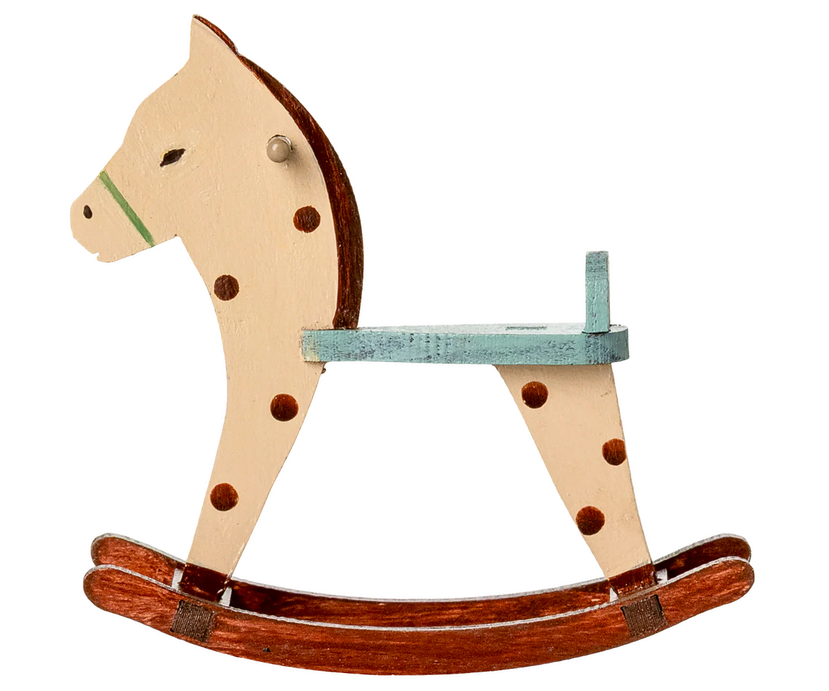 PREORDER - Rocking horse, Mouse - Spotted (Available Early September)