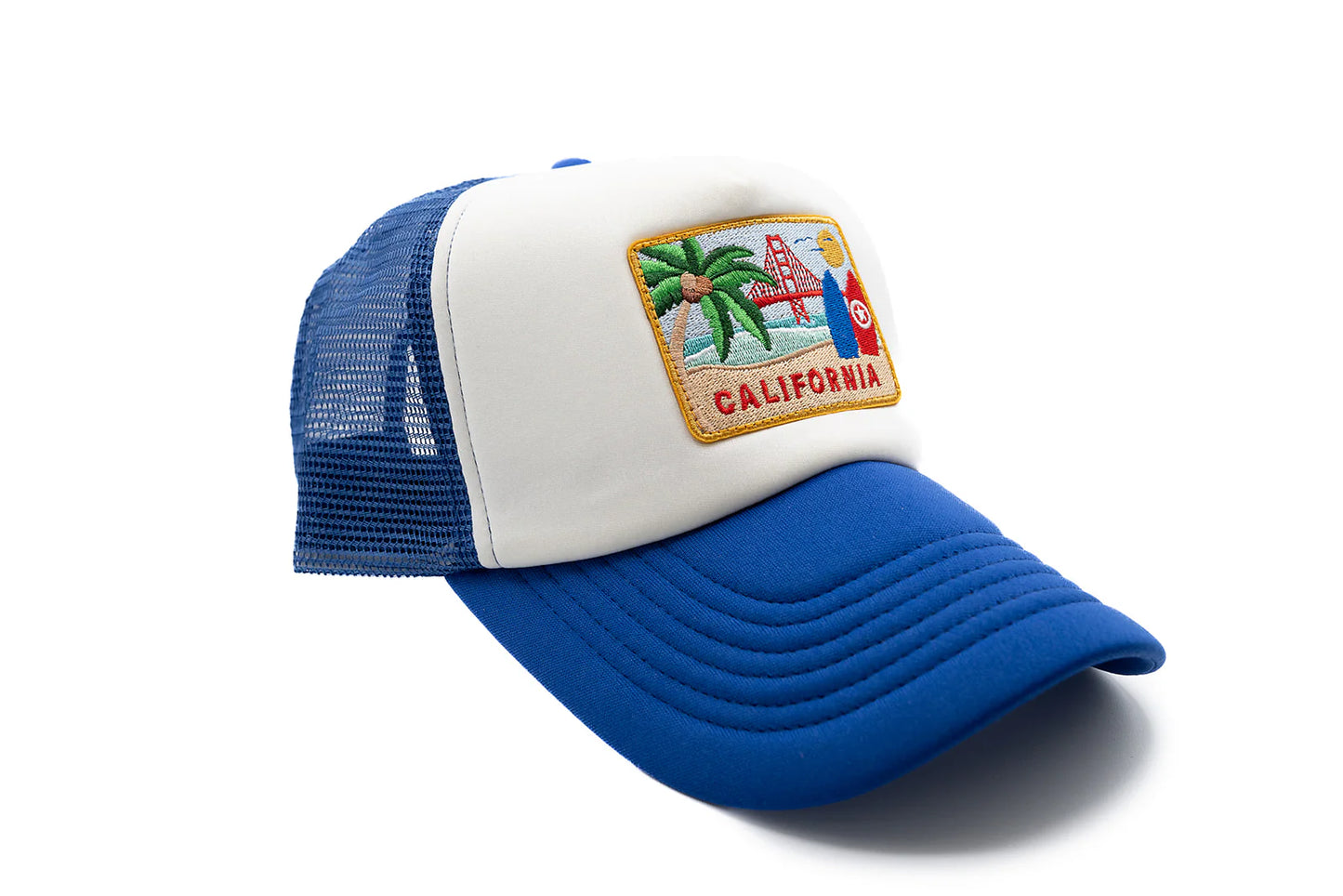 California Postcard Adult Trucker Hat