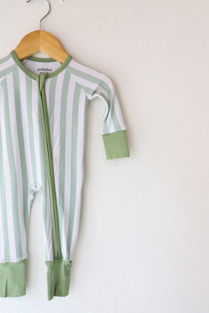 Sage Striped Sleeper