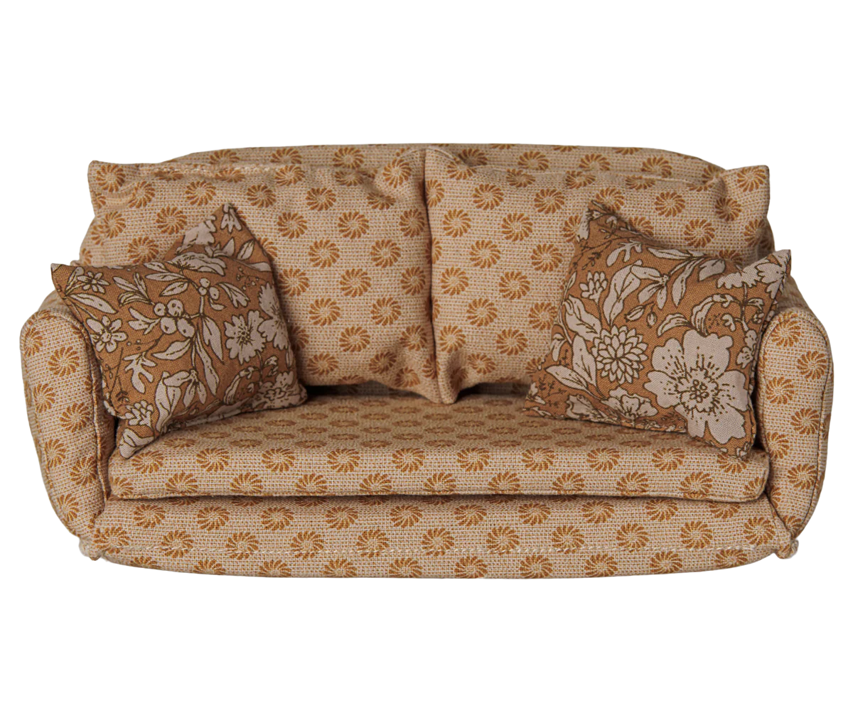 Sofa bed, Mouse, Large - Ocher (Preorder - Available Early October)
