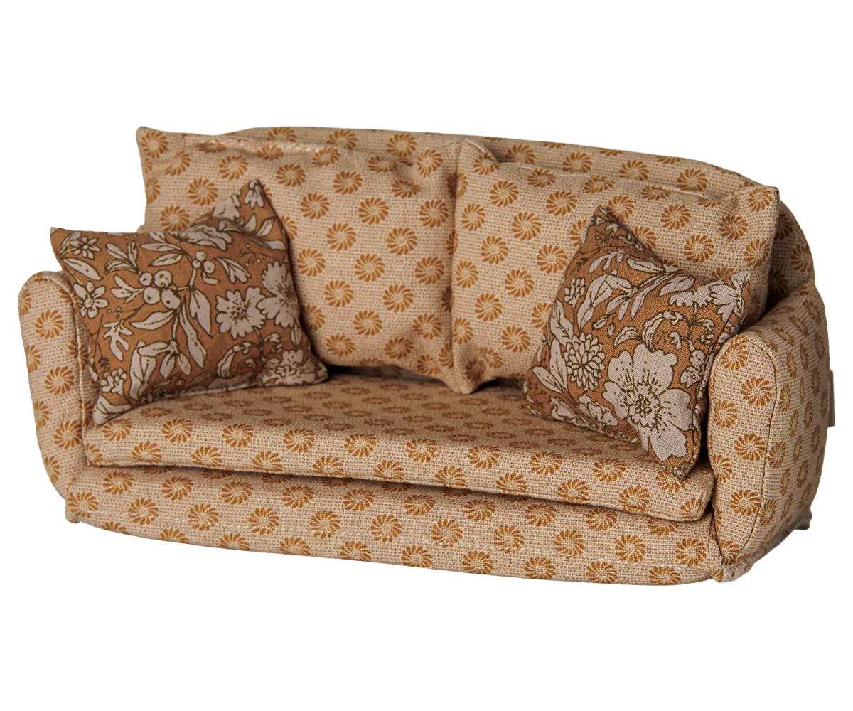 Sofa bed, Mouse, Large - Ocher (Preorder - Available Early October)