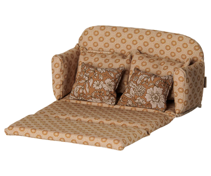Sofa bed, Mouse, Large - Ocher (Preorder - Available Early October)