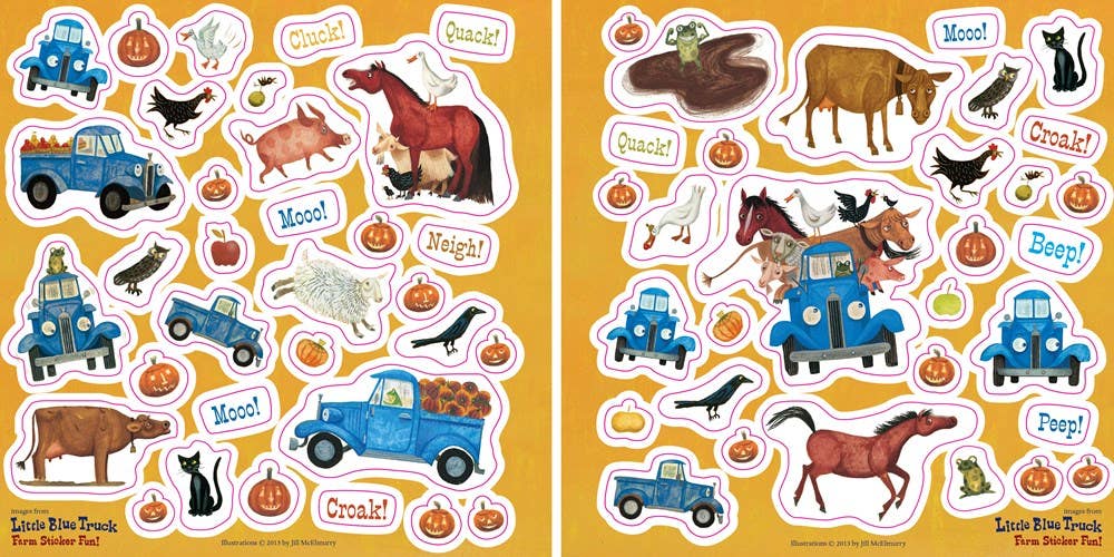 Little Blue Truck Farm Sticker Fun!, view 3