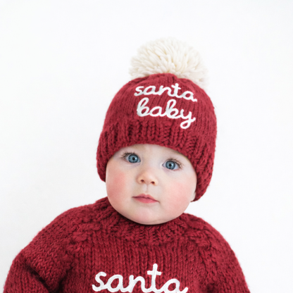 Santa Baby Crimson Beanie