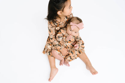 Autumn Bloom Bamboo Twirl Dress