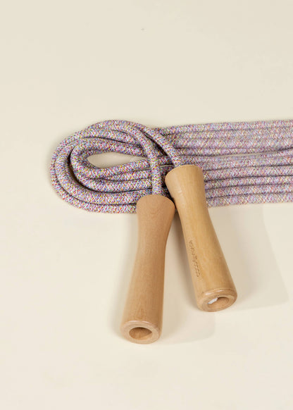 Extra-Long Wooden Handle Skipping Rope – Candy Pop