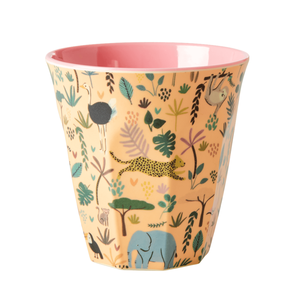 Melamine Kids Cups in Asst. Funky Prints - Medium - 6 pcs. in Gift Box - view 2
