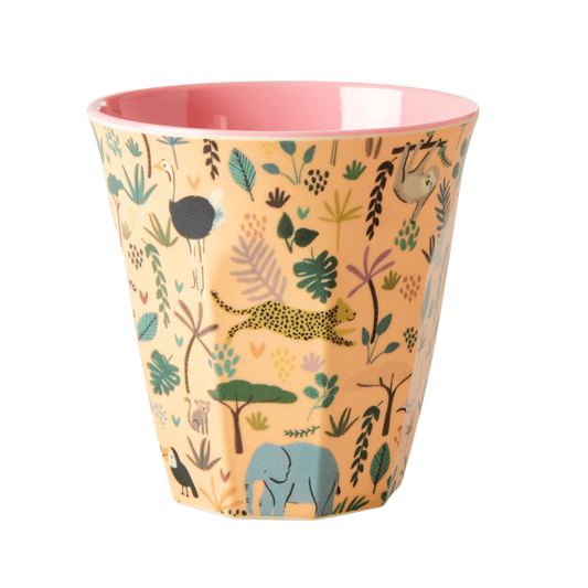 Melamine Kids Cups in Asst. Funky Prints - Medium - 6 pcs. in Gift Box - view 2