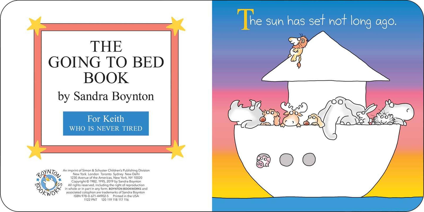 Going to Bed Book by Sandra Boynton - view 2