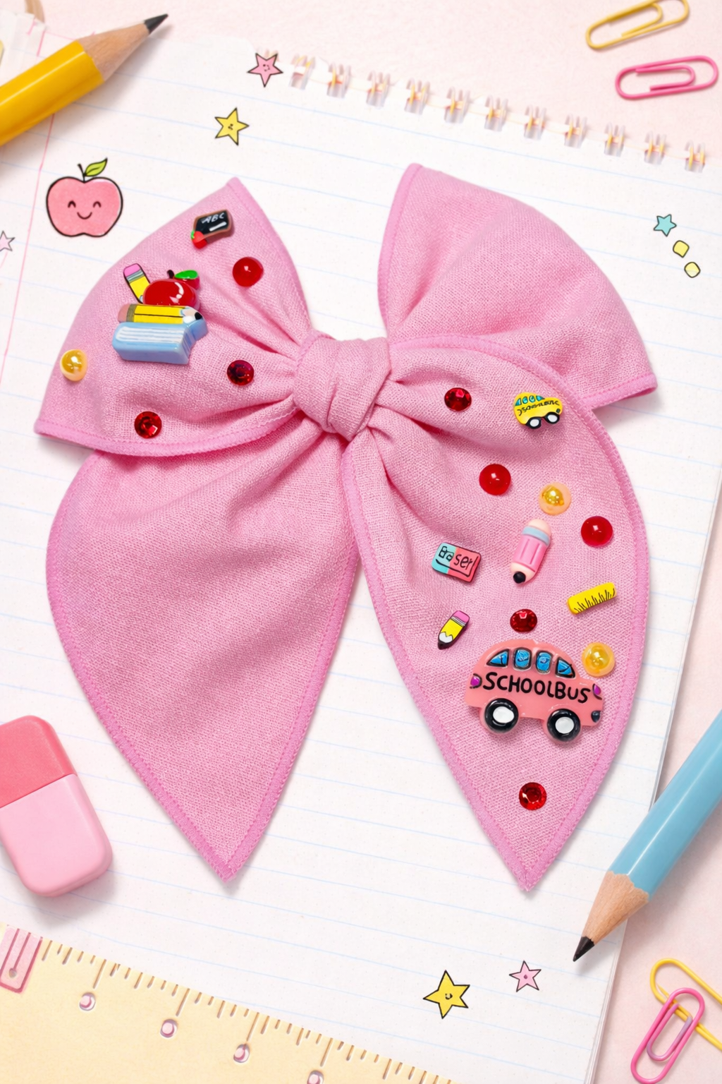 Teacher’s Pet Pink Hair Bow