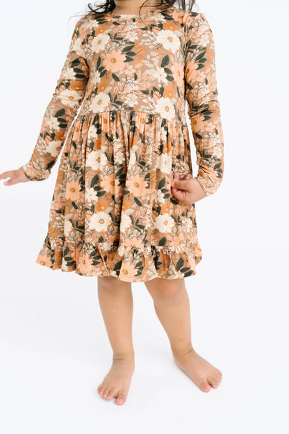 Autumn Bloom Bamboo Twirl Dress