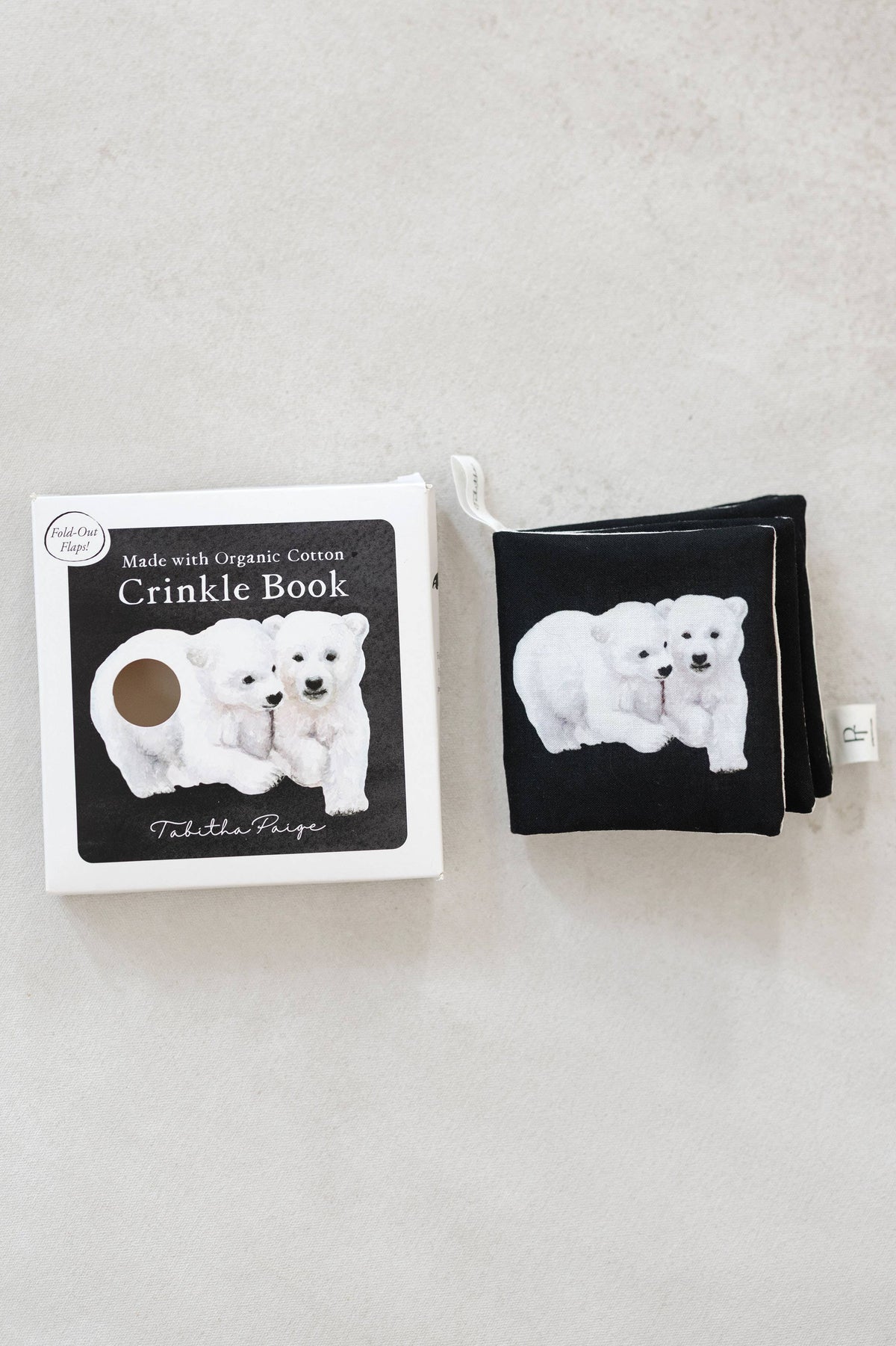 Crinkle Book Made with ORGANIC Cotton