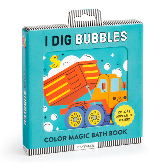 I Dig Bubbles color magic bath book