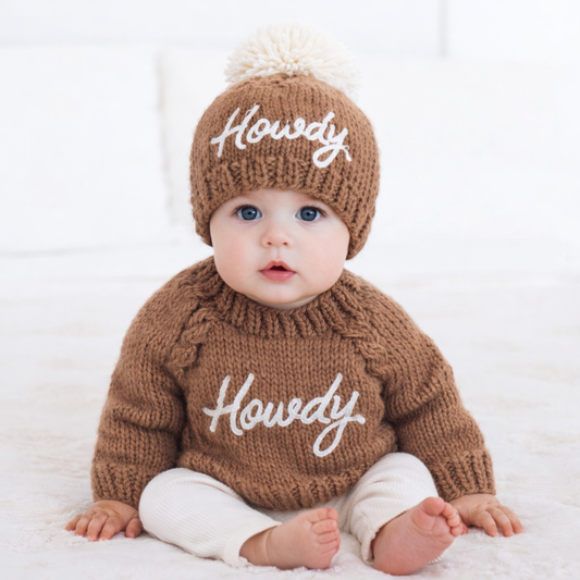 Howdy Beanie Hat - Pecan - view 2