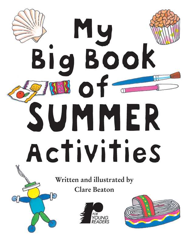 My Big Book of Summer Activities by Clare Beaton