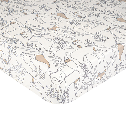 Ezra Crib Sheet (Woodland)