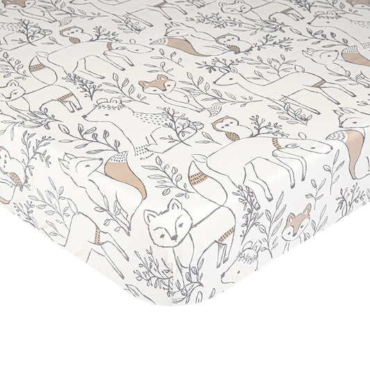 Ezra Crib Sheet (Woodland)