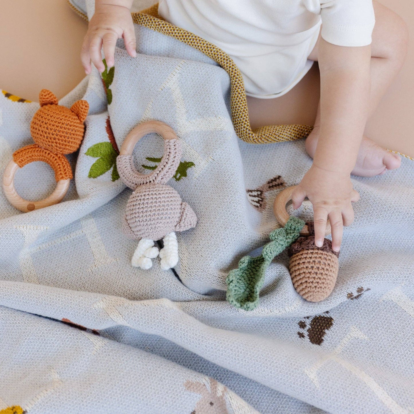 ABC Woodland Baby Blanket