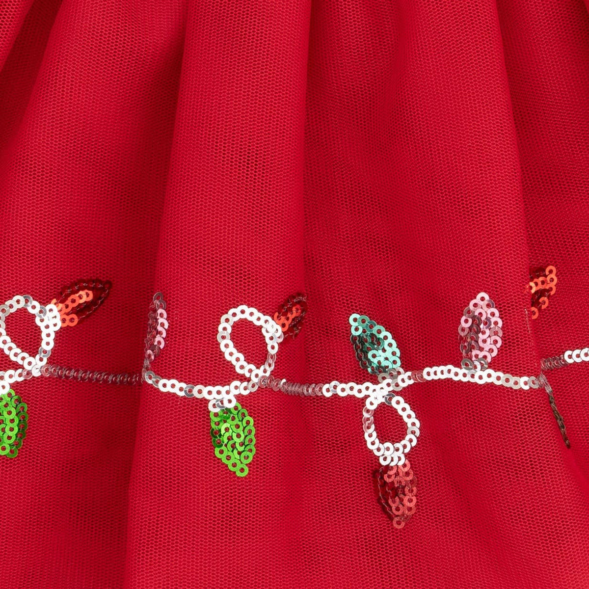 Christmas Lights Merry - Tutu Skirt with Bike Shorts, view 4