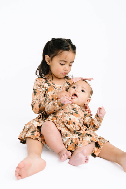 Autumn Bloom Bamboo Twirl Dress