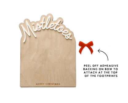 DIY "Mistletoes" Footprint