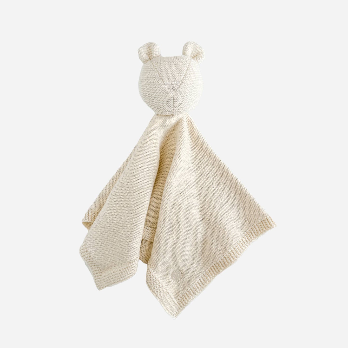Cream Bear Lovey Blanket