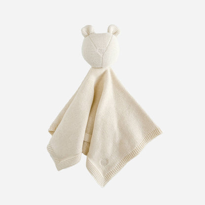 Cream Bear Lovey Blanket