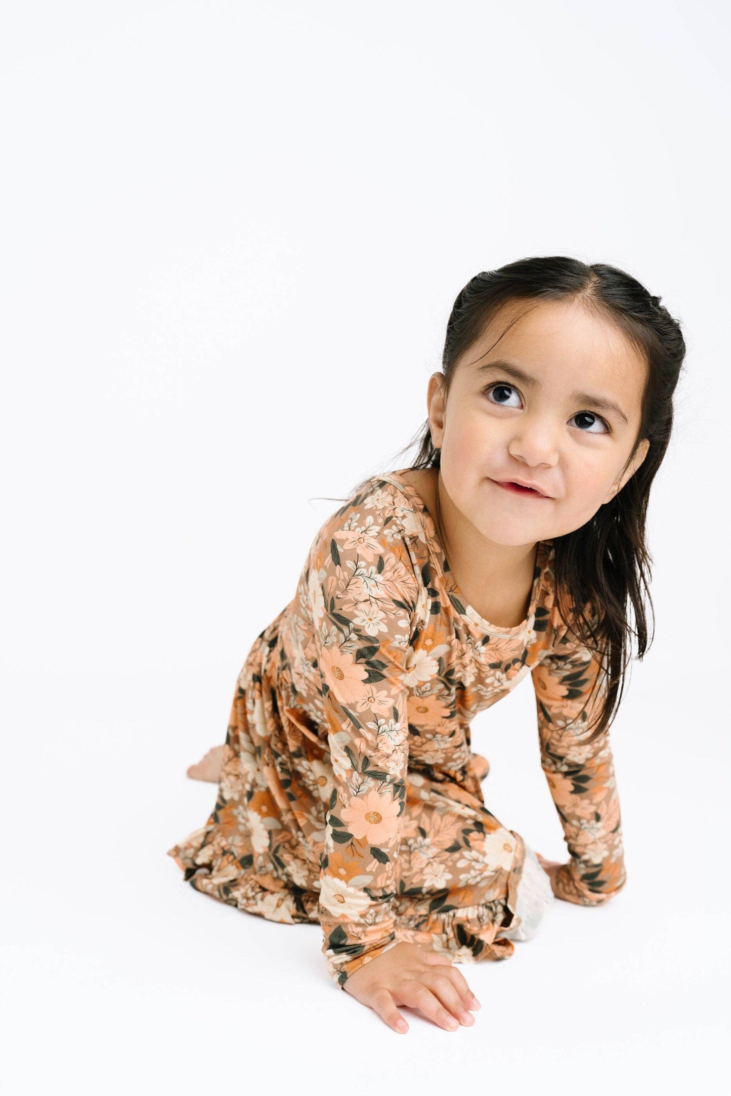 Autumn Bloom Bamboo Twirl Dress